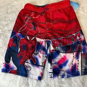Red and Blue Spidey Shorts